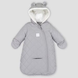 Carter's Gray Quilted Bunting Bag / stroller sleepsack